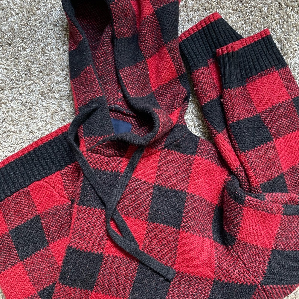 American Eagle Checkered Men’s Hooded Sweater